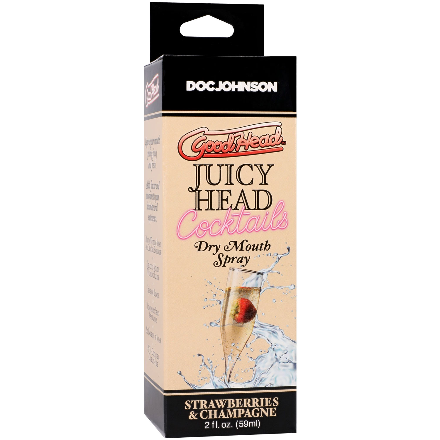RIetIFD1 Goodhead - Juicy Head - Cocktails Dry Mouth Spray Strawberries/champagne - 2oz - Image 1