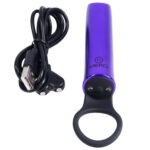 Merci - Power Play With Silicone Grip Ring - Violet - Image 6