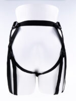 Hidden Pocket Strap on With Remote Control Vibrator - Black - Image 5
