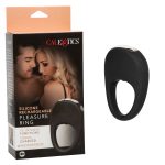 Silicone Rechargeable Pleasure Ring - Black - Black - Image 12