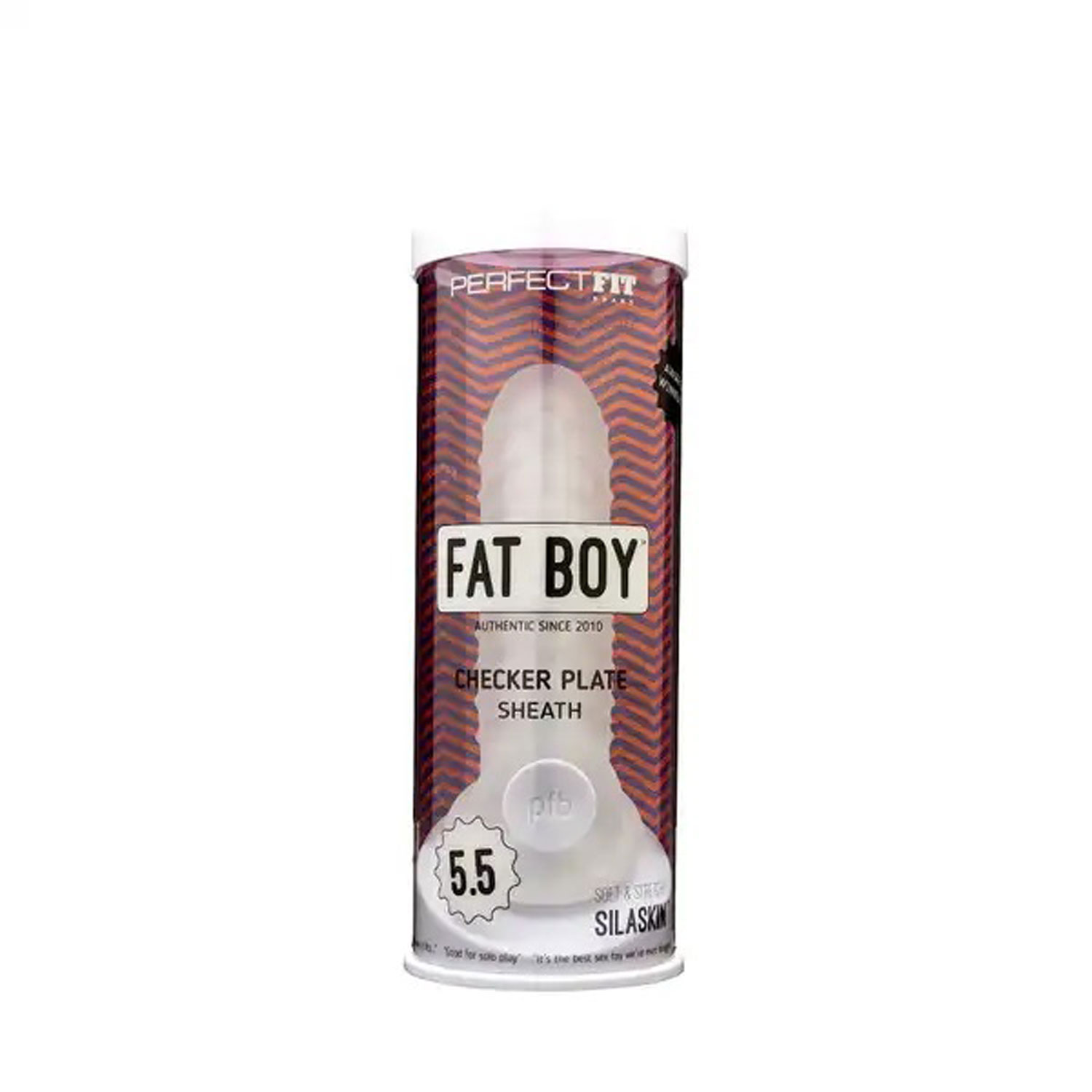 RZqzqmDG0NRJgLMmOIBMA6CDpJkDhMnd Fat Boy Checker Box Sheath 5.5 in Clear - Image 1