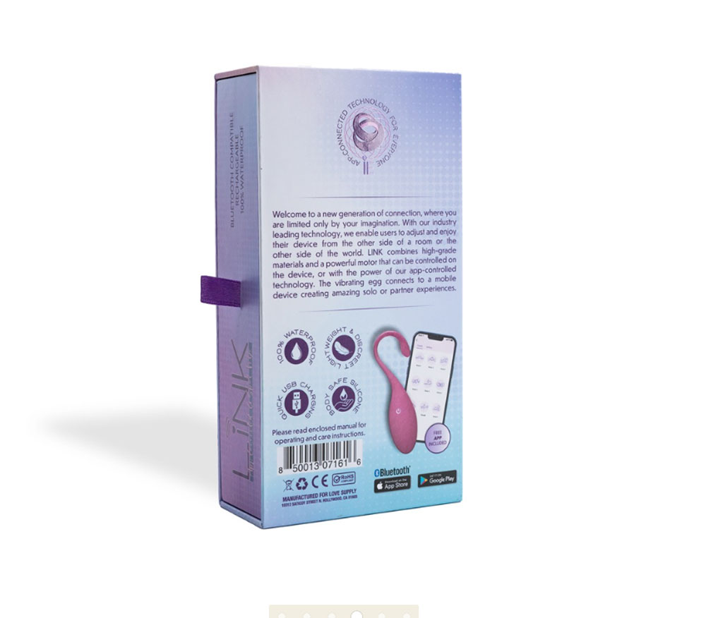 RriPFOeErPvpe2sfGGagsRLWwvTWNPPF Link App Connected G-Spot Vibe - Pink - Image 1