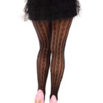 Sweetheart Stripedtights - Os - Black