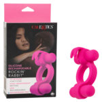 Silicone Rechargeable Rockin’ Rabbit - Pink - Image 3