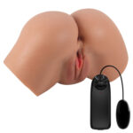 Hailey Realistic Vagina and Ass Vibrator - Tan - Image 2