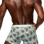 Sheer Prints - Seamless Sheer Short - Large - Flamingo