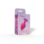 Gemma Purple Gem Pink Silicone Plug - Medium - Image 3
