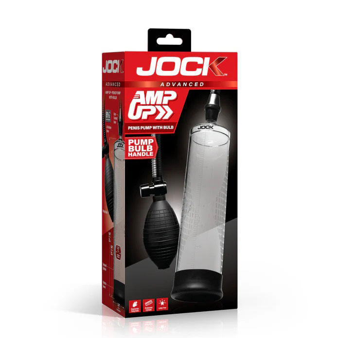 S7dD42N5 Amp Up Penis Pump With Bulb - Clear - Image 1
