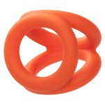 Alpha Liquid Silicone Tri-Ring - Orange Orange - Image 5