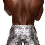 s'naked Pouch Short - Small - Silver/black