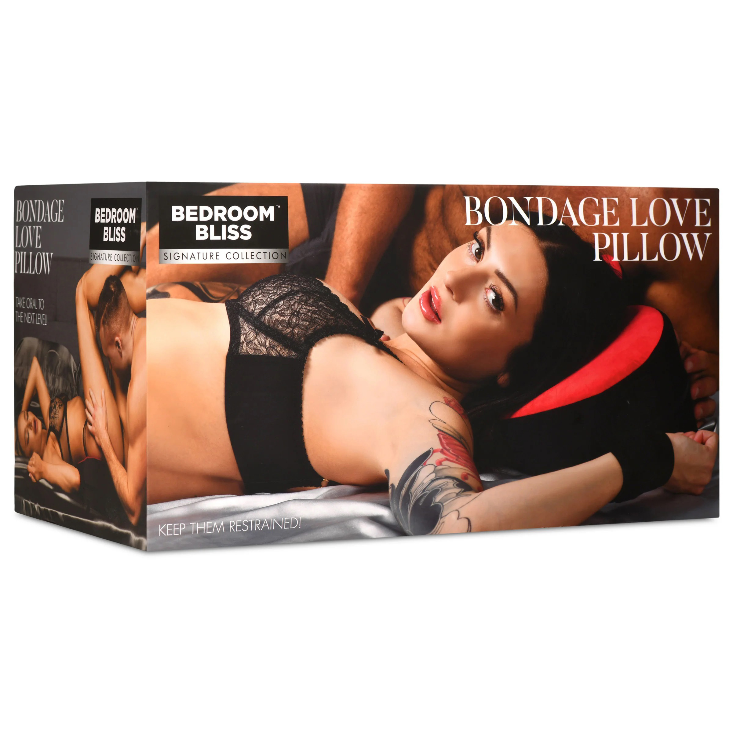SSuVTZwfvaIopx5GnsoZztGK9CyfspGK Bondage Love Pillow - Black/red - Image 1