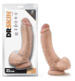 Dr. Skin - Mr. Mayor - 9 Inch Dildo With Balls - Beige - Image 4