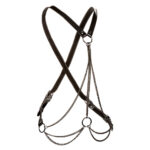 Euphoria Collection Plus Size Multi Chain Harness - Black - Image 3