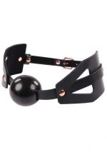 Brat Ball Gag - Black / Rose Gold - Image 3