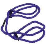 Merci - Restrain - 6mm Hemp Wrist or Ankle Cuffs - Violet - Image 2