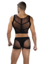 Fishnet Armor 2 Piece Set - Os - Black - Image 3
