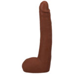 Signature Cocks - Alex Jones 11 Inch Cock With Removable Vac-U-Lock Suction Cup - Caramel - Image 3