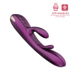 Terri - App Controlled Tapping Rabbit Vibrator - Purple - Image 4