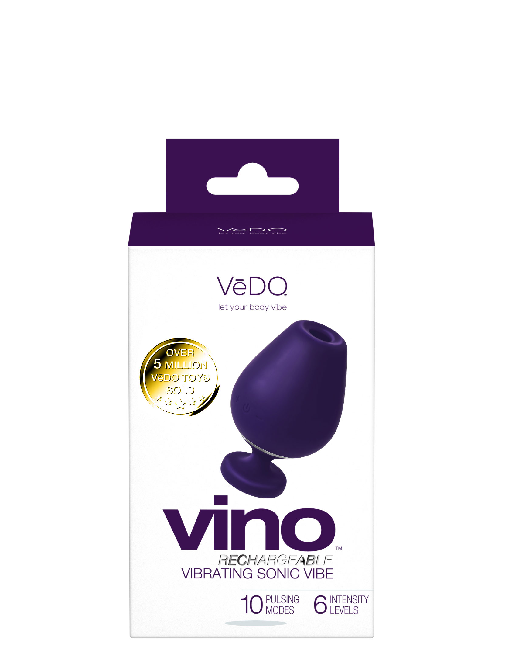TSYtQGXcN87BpR6sGeiAPgnQBjMuT9OZ Vino Rechargeable Vibrating Sonic Vibe - Purple - Image 1