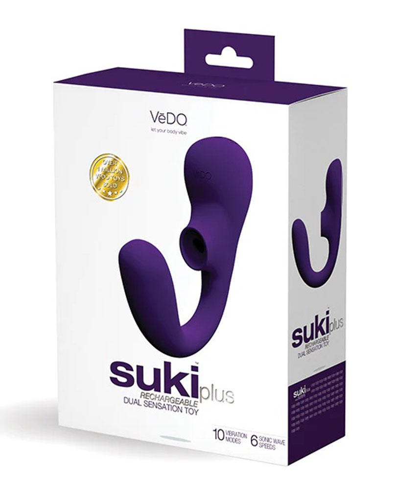 TUtzwA3s1StIYYZ4kqwXMAL3Lwgmurax Suki Plus Rechargeable Dual Sonic Vibe - Deep Purple - Image 1