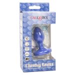 Cheeky Gems - Medium Rechargeable Vibrating Probe - Blue - Image 3