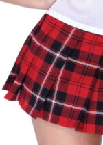 Private School Sweetie Costume - Medium - White / Red - Image 2