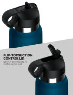 Fuck Flask - Private Pleaser - Blue Bottle - Brown - Image 6