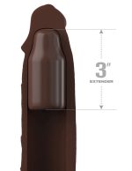 Fantasy X-Tensions Elite 7 Inch Extension With Strap - Brown - Image 3