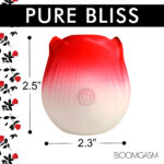 Pulsing Petals Throbbing Rose Stimulator - Red - Image 3
