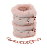 Peaches ‘N Creame Fur Handcuffs - Pink - Image 2