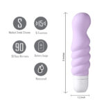 Chloe Silicone Twissty Mini Vibe - Purple - Image 5