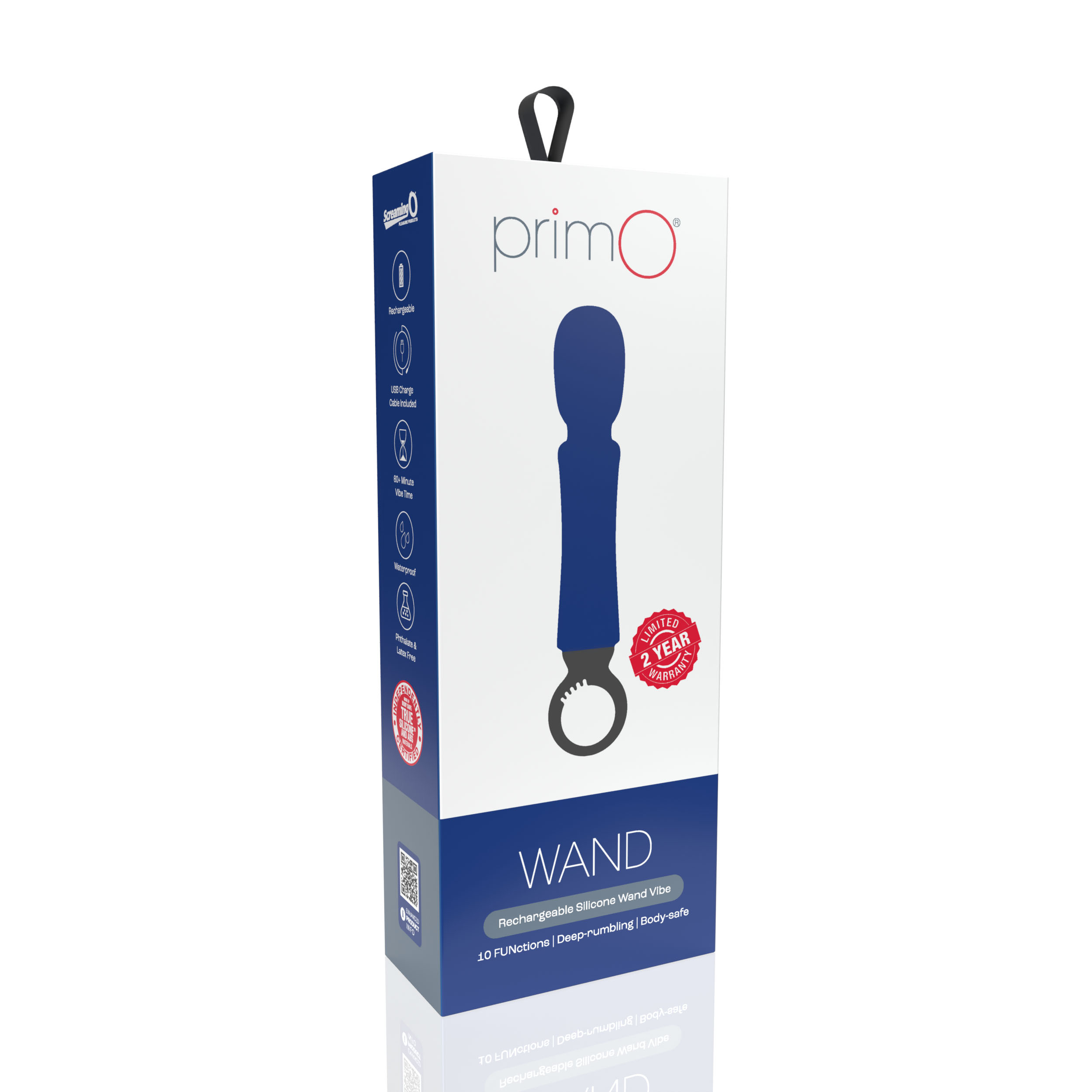 USsx4Foe0sZOiUTrloFH7hUrfYhkWI6R Primo Wand Rechargeable Vibe - Blueberry - Image 1