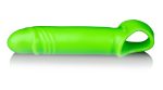 Smooth Stretchy Penis Sleeve - Glow in the Dark - Image 3