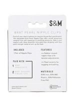Brat Pearl Nipple Clips - Rose Gold - Image 2