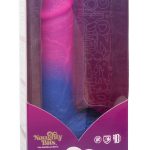 Naughty Bits Ombre Hombre XL Vibrating Dildo - - Pink/purple