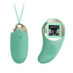 Mina Vibrating Remote Control Egg - Turquoise - Image 3