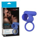 Silicone Rechargeable Endless Desires Enhancer - Blue - Image 12