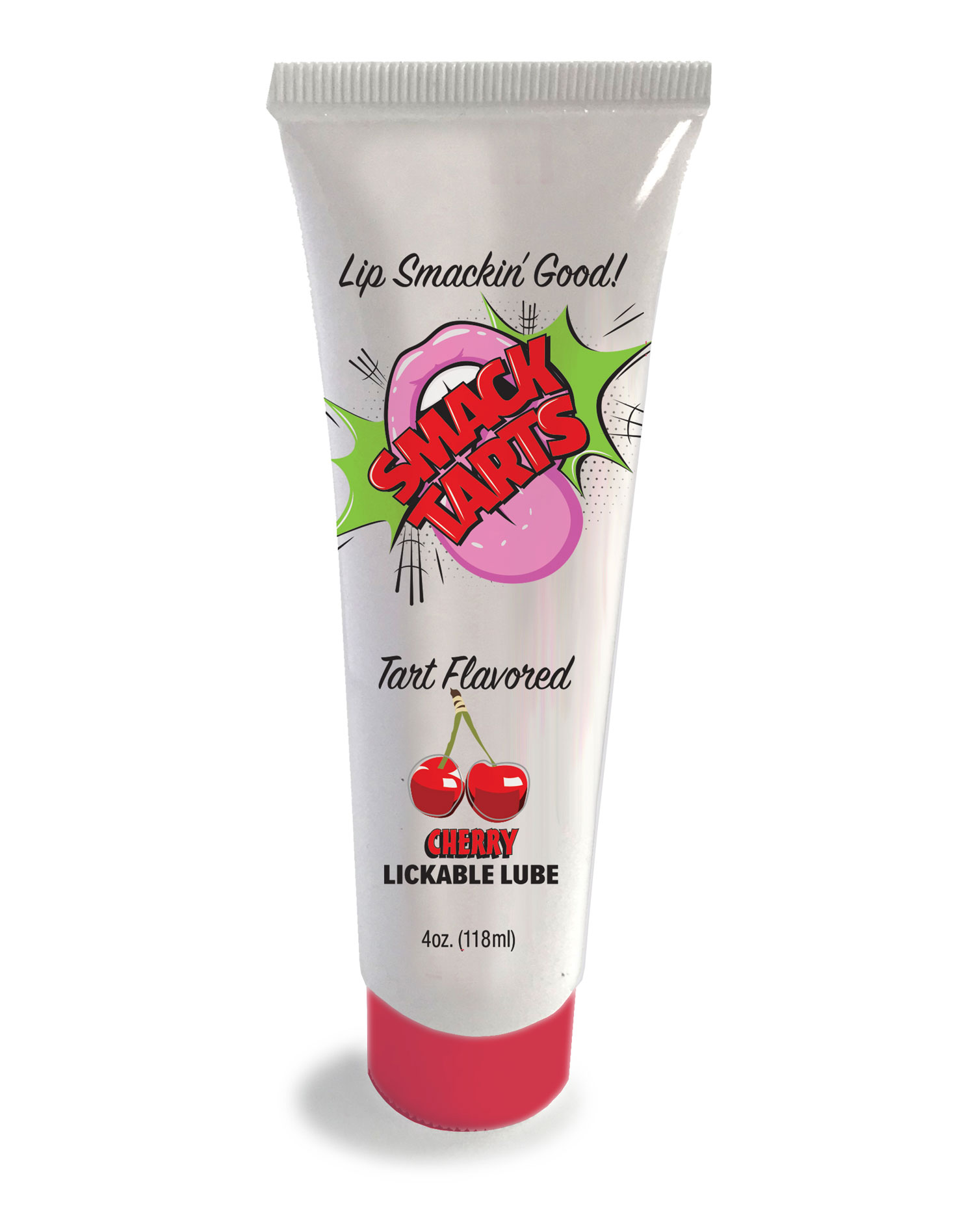 V9oqyqcoTGM7ccRfv43QdkfsT2mNY4Ip Smack Tarts 4oz Lickable Flavored Lubricant-Cherry - Image 1