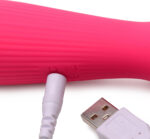 Silicone Wand Massager - Magenta - Image 4