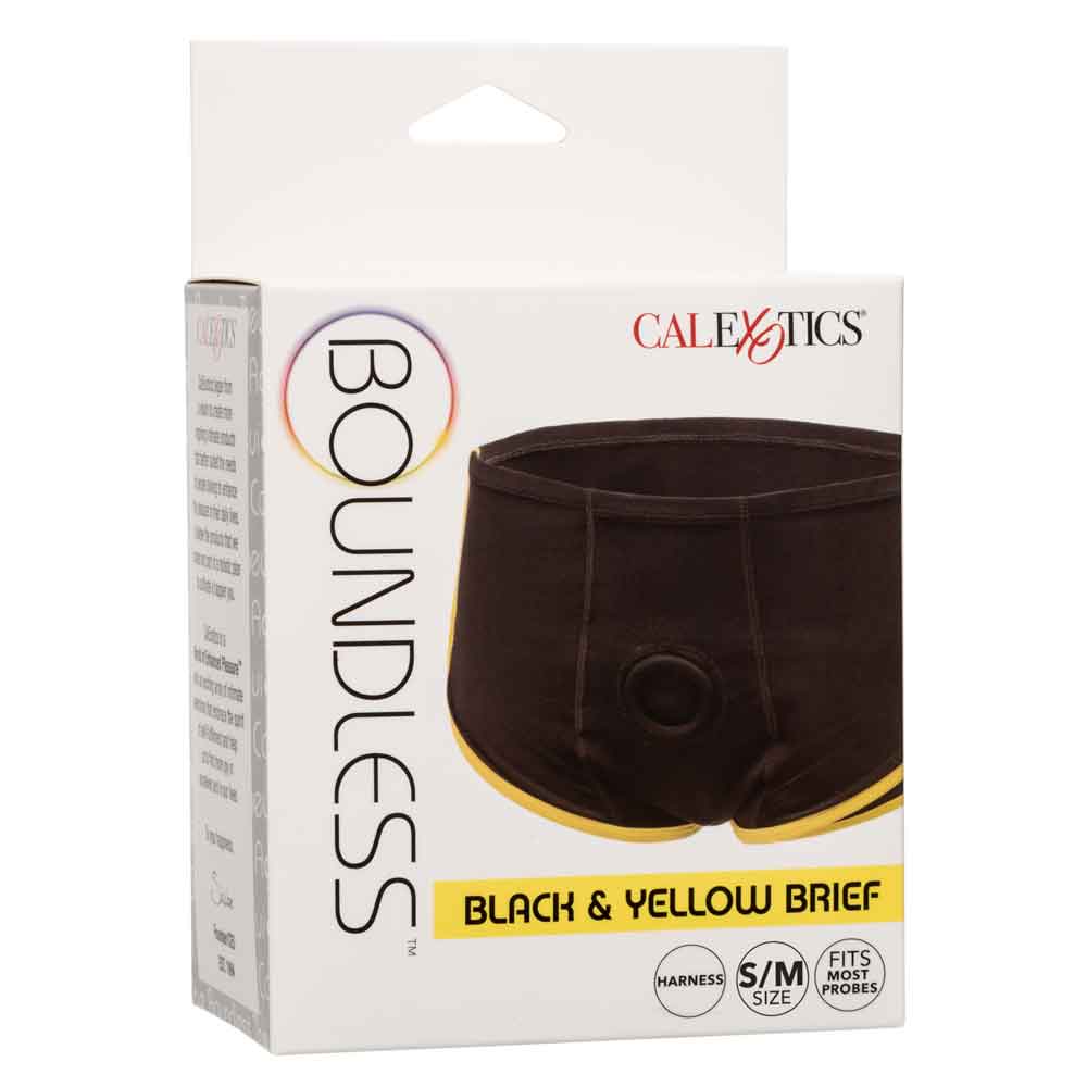VKZ0xo8Jf9Y74vqobDrfuahn9NivlOWc Boundless Black and Yellow Brief - Small/medium - Black/yellow - Image 1