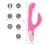 Maui 420 Series - Dual Motor G-Spot Pot Leaf - Rechargeable Vibrator - Pink - Image 6