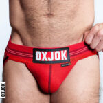 Slingjock Upthrust Slider-Strap Jock Red Hot - Medium - Image 2