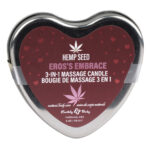Hemp Seed 3-in-1 Valentines Day Candle - Ero's Embrace 4 Oz - Image 2