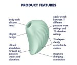Satisfyer Pear Diver - Air Pulse Stimulator Plus Vibration - Mint - Image 3