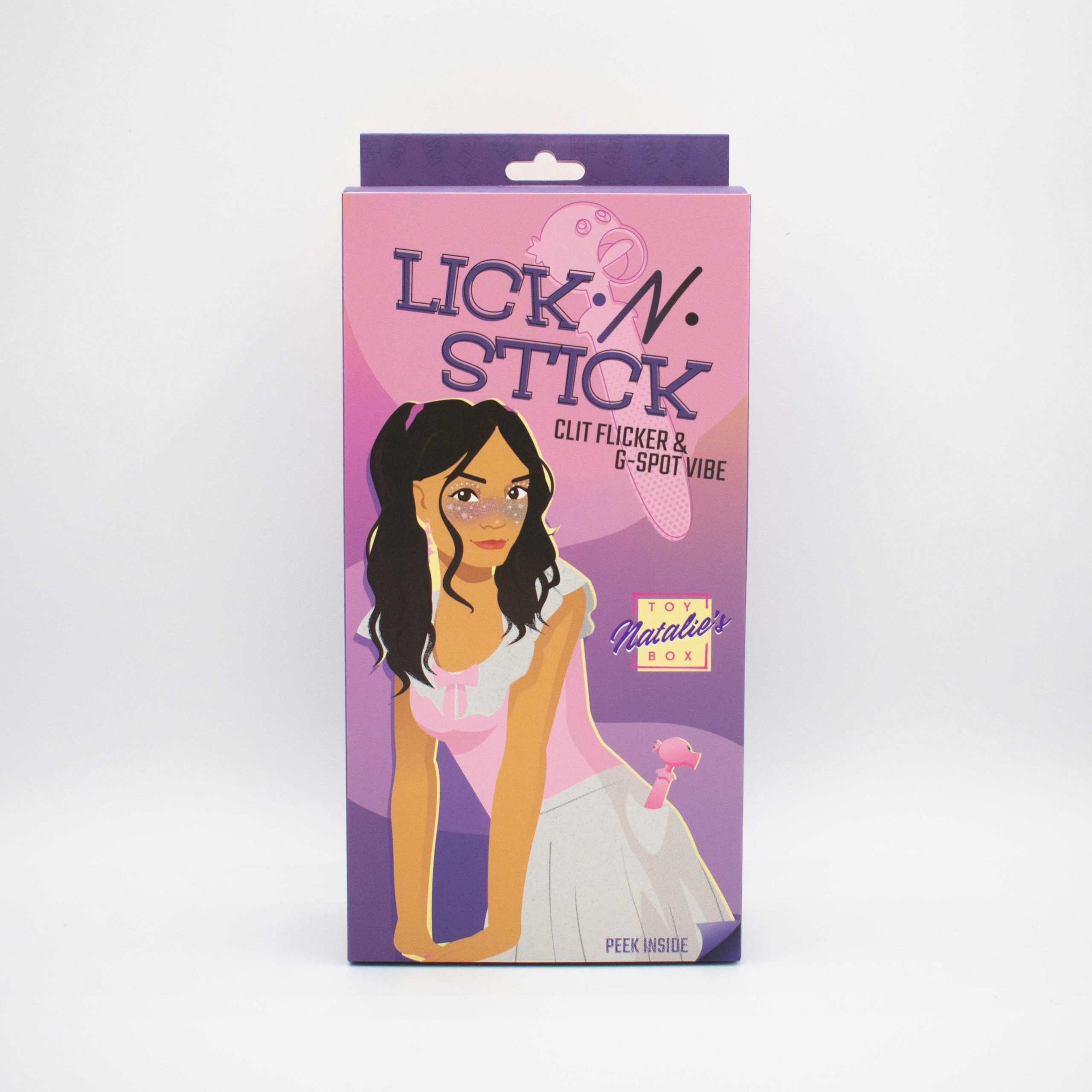 Vp9WDOGtRWVpk0xL0KsXomLjQv5loTC4 Lick n' Stick Clit Flicker and G-Spot Vibrator - Pink - Image 1