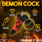 Fire Demon Keychain - Red/black - Image 3