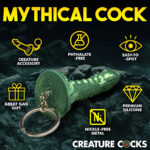Cockness Monster Keychain - Green - Image 4