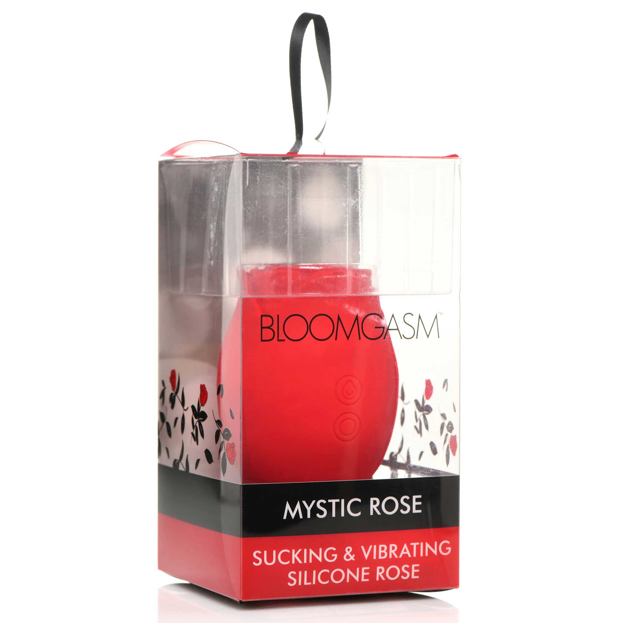 W19j2jxUFALP9OdqjPMyBVhcvFa9aW2U Mystic Rose Sucking and Vibrating Silicone Rose - Red - Image 1