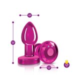 Vibrating Pink Metal Remote Plug - Small - Image 7
