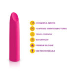 Fixation Lipstick Bullet - Hot Pink - Image 7